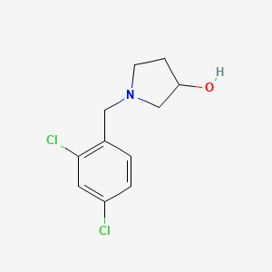 molecular formula C11H13Cl2NO B1463518 1-(2,4-Dichloro-benzyl)-pyrrolidin-3-ol CAS No. 864415-14-5