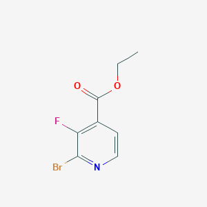 molecular formula C8H7BrFNO2 B1463528 Ethyl 2-bromo-3-fluoropyridine-4-carboxylate CAS No. 1214332-69-0