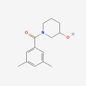 molecular formula C14H19NO2 B1463536 1-(3,5-Dimethylbenzoyl)piperidin-3-ol CAS No. 1090523-55-9