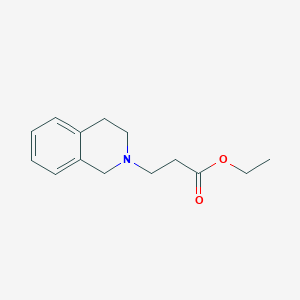 molecular formula C14H19NO2 B14635438 Ethyl 3-(3,4-dihydroisoquinolin-2(1H)-yl)propanoate CAS No. 54105-64-5