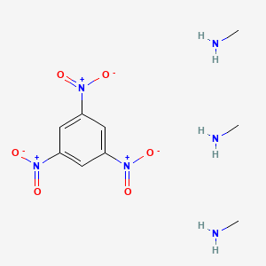 molecular formula C9H18N6O6 B14635452 Methanamine;1,3,5-trinitrobenzene CAS No. 56270-16-7