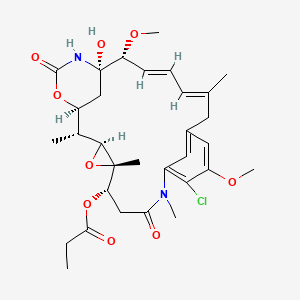 molecular formula C31H41ClN2O9 B14635458 Maytansinol-3-propionate CAS No. 57103-70-5