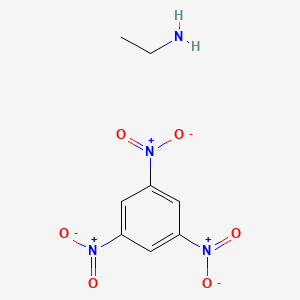 molecular formula C8H10N4O6 B14635495 Ethanamine;1,3,5-trinitrobenzene CAS No. 56270-17-8