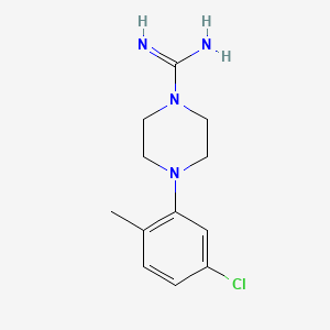 molecular formula C12H17ClN4 B1463550 4-(5-氯-2-甲基苯基)哌嗪-1-甲酰胺 CAS No. 931360-92-8