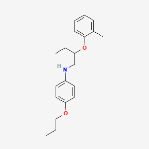 N-[2-(2-Methylphenoxy)butyl]-4-propoxyaniline