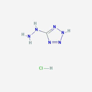 molecular formula CH4N6 B1463555 5-Hydrazino-1H-tetrazole hydrochloride CAS No. 40925-73-3