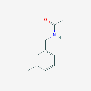 molecular formula C10H13NO B14635568 N-[(3-methylphenyl)methyl]acetamide 