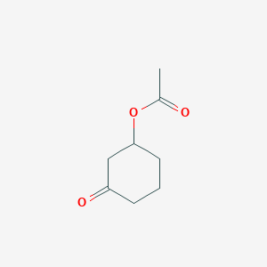 molecular formula C8H12O3 B14635643 3-Acetoxycyclohexanone CAS No. 53164-77-5