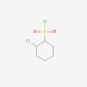 molecular formula C6H10Cl2O2S B1463565 2-Chlorocyclohexane-1-sulfonyl chloride CAS No. 108565-59-9