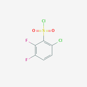 molecular formula C6H2Cl2F2O2S B1463568 6-Chloro-2,3-difluorobenzenesulfonyl chloride CAS No. 1208078-24-3
