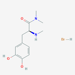 (S)-3-(3,4-Dihydroxyphenyl)-N,N-dimethyl-2-methylaminopropionamide HBr