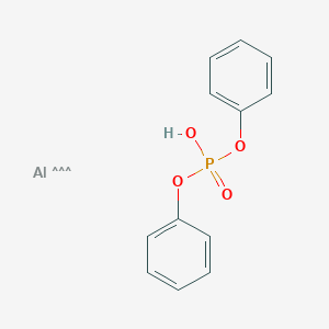 molecular formula C12H11AlO4P B14635748 CID 54610858 CAS No. 53477-86-4