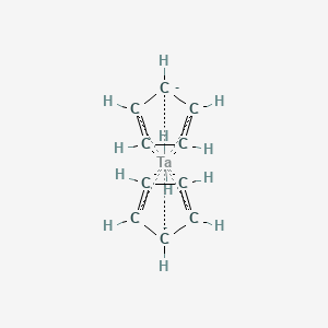 molecular formula C10H12Ta-2 B14635752 Cyclopenta-1,3-diene;tantalum dihydride 