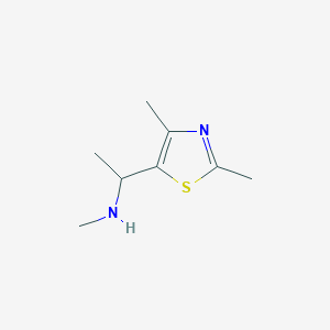 [1-(Dimethyl-1,3-thiazol-5-yl)ethyl](methyl)amine