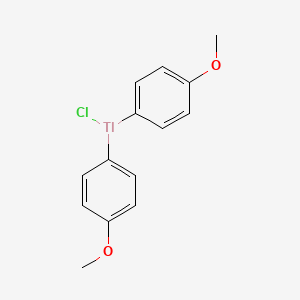molecular formula C14H14ClO2Tl B14635808 Chlorobis(4-methoxyphenyl)thallane CAS No. 55131-34-5