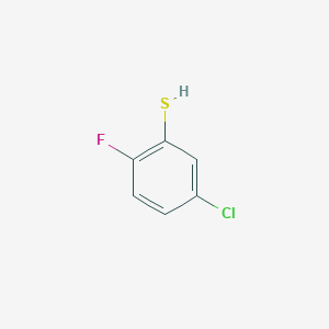 molecular formula C6H4ClFS B1463581 5-Chloro-2-fluorobenzenethiol CAS No. 1208076-47-4