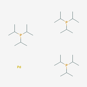 molecular formula C27H63P3Pd B14635820 Palladium;tri(propan-2-yl)phosphane CAS No. 52359-15-6