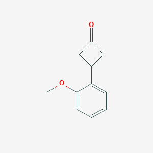 molecular formula C11H12O2 B1463583 3-(2-Methoxyphenyl)cyclobutan-1-one CAS No. 335331-55-0