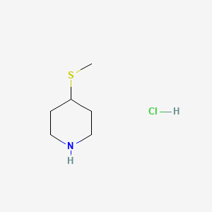 molecular formula C6H14ClNS B1463587 4-Methylthiopiperidine hydrochloride CAS No. 208245-70-9