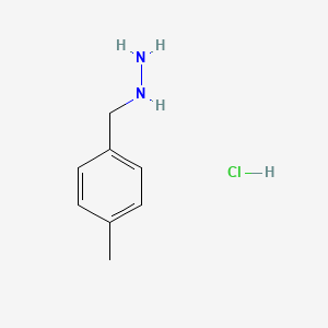 molecular formula C8H13ClN2 B1463588 (4-Methylbenzyl)hydrazine hydrochloride CAS No. 26177-51-5