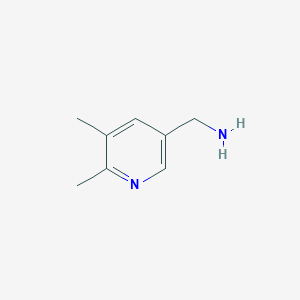 molecular formula C8H12N2 B1463591 (5,6-二甲基吡啶-3-基)甲胺 CAS No. 856930-04-6