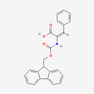 molecular formula C24H19NO4 B1463601 Fmoc-2,3-dehydrophe-oh CAS No. 198546-17-7