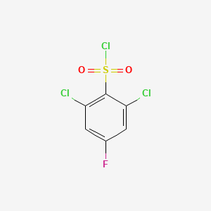 molecular formula C6H2Cl3FO2S B1463603 2,6-Dichloro-4-fluorobenzenesulfonyl chloride CAS No. 88972-04-7