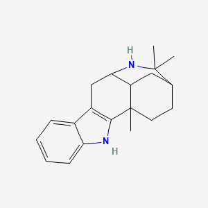 molecular formula C20H26N2 B14636107 Aristoteline CAS No. 57103-59-0