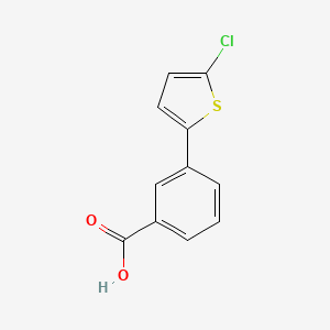molecular formula C13H10O4S B1463612 3-(5-Chlorothien-2-yl)benzoic acid CAS No. 920294-01-5