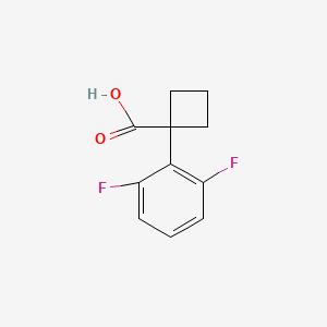 molecular formula C11H10F2O2 B1463613 1-(2,6-二氟苯基)环丁烷羧酸 CAS No. 1215754-00-9