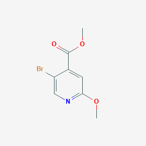 molecular formula C8H8BrNO3 B1463615 5-溴-2-甲氧基异烟酸甲酯 CAS No. 886365-25-9