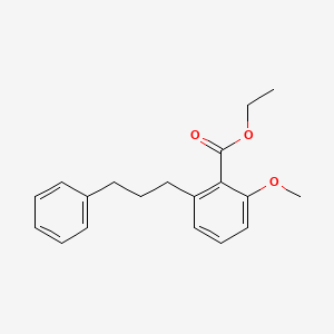 Ethyl 2-methoxy-6-(3-phenylpropyl)benzoate