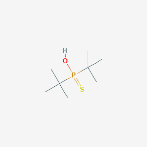 molecular formula C8H19OPS B14636191 di-tert-butylphosphinothioic O-acid CAS No. 53159-03-8