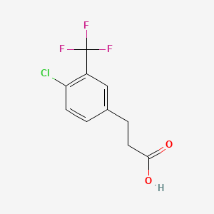 3-[4-Chloro-3-(trifluoromethyl)phenyl]propanoic acid