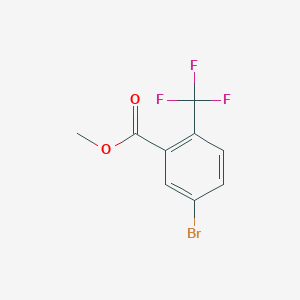 molecular formula C9H6BrF3O2 B1463625 Methyl 5-bromo-2-(trifluoromethyl)benzoate CAS No. 842136-32-7