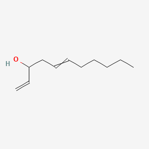 molecular formula C11H20O B14636257 undeca-1,5-dien-3-ol CAS No. 56722-23-7