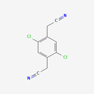 molecular formula C10H6Cl2N2 B14636263 1,4-Benzenediacetonitrile, 2,5-dichloro- CAS No. 56403-43-1