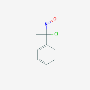 molecular formula C8H8ClNO B14636326 (1-Chloro-1-nitrosoethyl)benzene CAS No. 53441-57-9