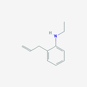 molecular formula C11H15N B14636340 N-Ethyl-2-(prop-2-en-1-yl)aniline CAS No. 55469-30-2