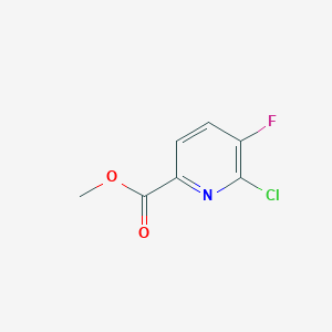 molecular formula C7H5ClFNO2 B1463636 Methyl 6-chloro-5-fluoropicolinate CAS No. 1214337-05-9