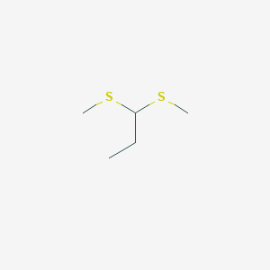 molecular formula C5H12S2 B14636434 3-Ethyl-2,4-dithiapentane CAS No. 57093-94-4