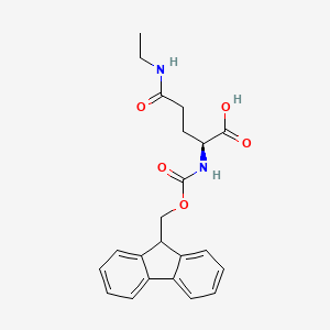 molecular formula C22H24N2O5 B1463649 Fmoc-(n-gamma-ethyl)-l-glutamine CAS No. 676230-14-1
