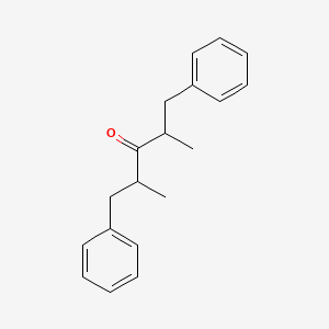 molecular formula C19H22O B14636490 2,4-Dibenzyl-3-pentanone CAS No. 52186-05-7