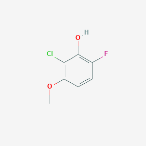 molecular formula C7H6ClFO2 B1463650 2-Chloro-6-fluoro-3-methoxyphenol CAS No. 1017777-60-4