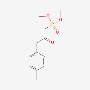 molecular formula C12H17O4P B14636502 Dimethyl [3-(4-methylphenyl)-2-oxopropyl]phosphonate CAS No. 52344-41-9