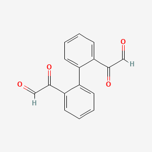 molecular formula C16H10O4 B14636504 2,2'-Biphenyldiglyoxylaldehyde CAS No. 56026-26-7