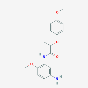 N-(5-Amino-2-methoxyphenyl)-2-(4-methoxyphenoxy)-propanamide