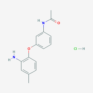 N-[3-(2-Amino-4-methylphenoxy)phenyl]acetamide hydrochloride