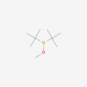 molecular formula C9H21OSi B14636579 Methoxydi(tert-butyl)silane 