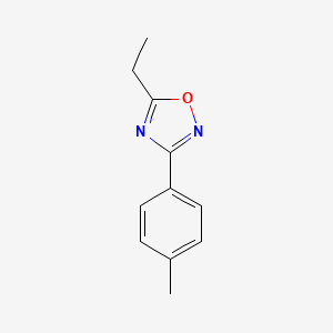 molecular formula C11H12N2O B1463658 5-乙基-3-对甲苯基-1,2,4-噁二唑 CAS No. 81386-31-4